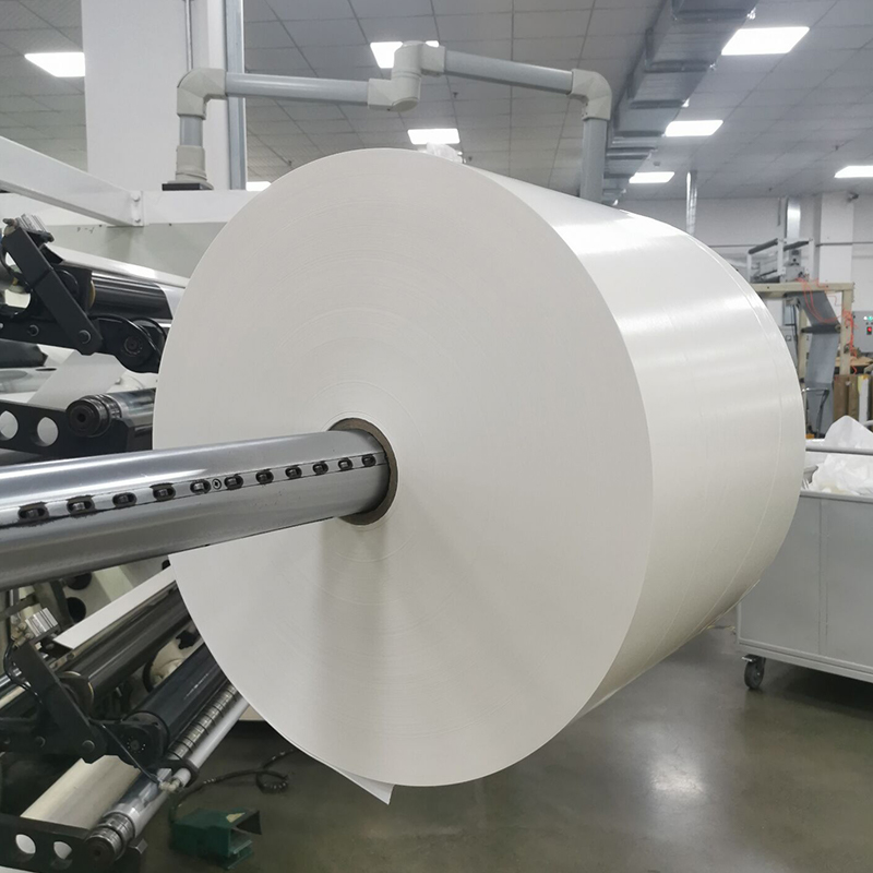 25um 明るい白色 PET/アクリル系溶剤接着剤/80g 白色ライナー