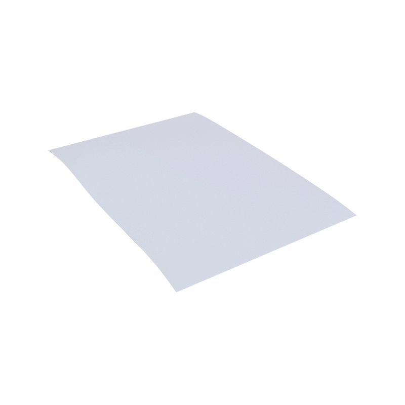 25um明るい白色アルミメッキPETフィルムタイヤ粘着紙ステッカー 