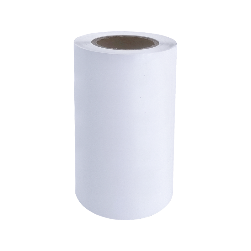 25um明るい白色アルミメッキPETフィルムタイヤ粘着紙ステッカー 