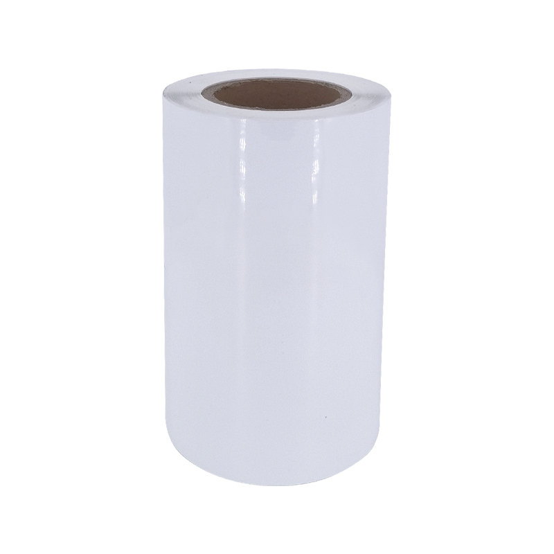 25um明るい白色アルミメッキPETフィルムタイヤ粘着紙ステッカー 