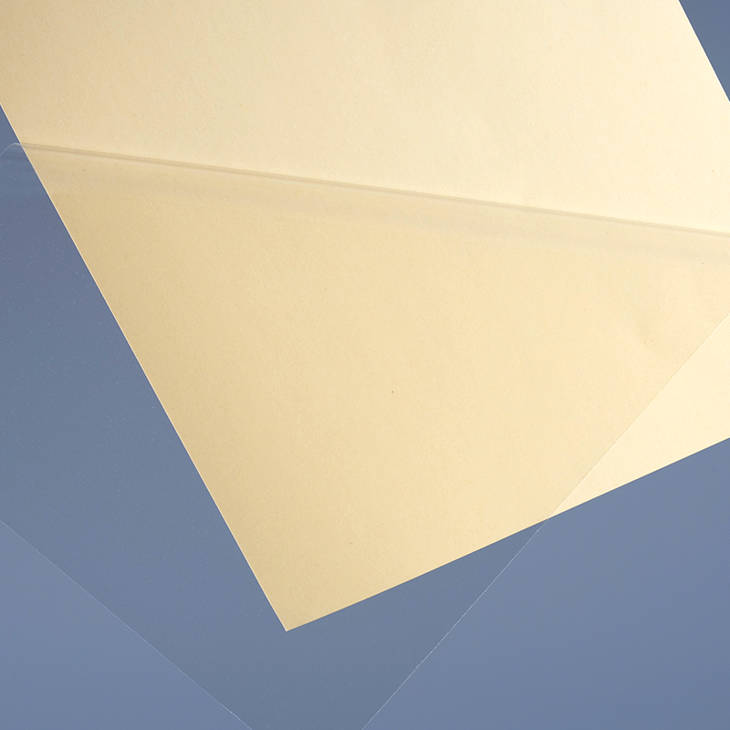 取り外し可能な粘着性の透明なポリエステルラベルが付いている 25mic 透明 PET フィルム