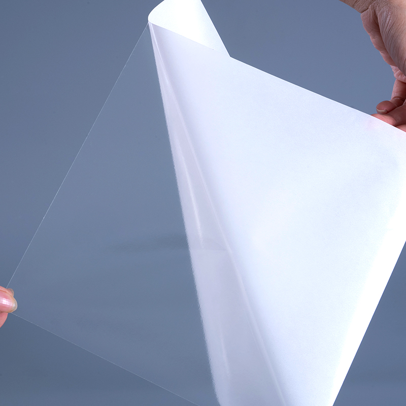 取り外し可能な粘着性の透明なポリエステルラベルが付いている 25mic 透明 PET フィルム