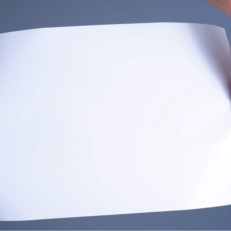 25mic 光沢 PET ビニール フィルム ラベル素材、アクリル粘着剤付きインクジェット印刷用ジャンボ ロール