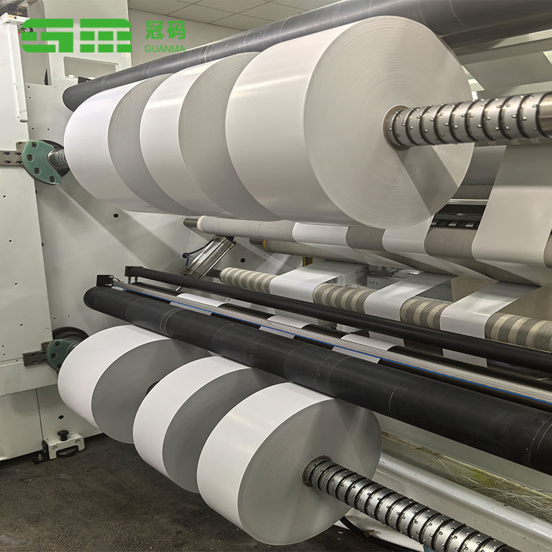 強力な接着力のゴム糊タイヤ粘着紙ラベル